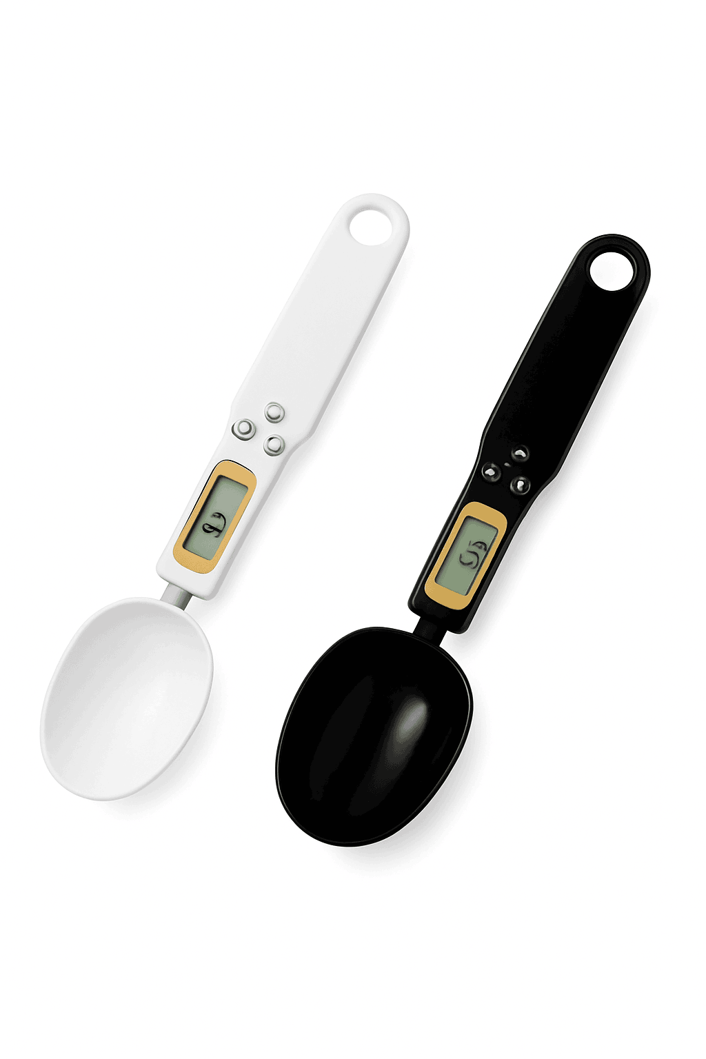 Digital Measuring Spoon Scale for Precise Kitchen Measuring-Black 1Pcs