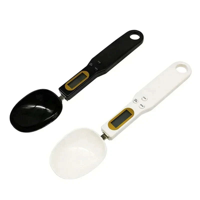 Digital Measuring Spoon Scale for Precise Kitchen Measuring-Black 1Pcs