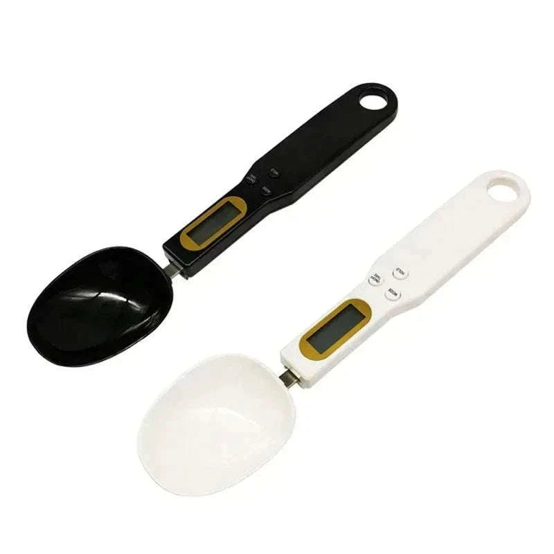 Digital Measuring Spoon Scale for Precise Kitchen Measuring-Black 1Pcs