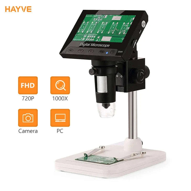 Digital Microscope 1200X for Soldering, Coins & PCB Inspection-DM9 / 1200X