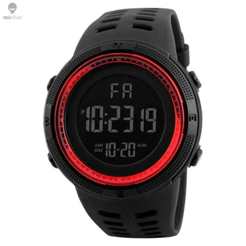 Digital Military Sports Watch for Men, Teens and Kids-Red