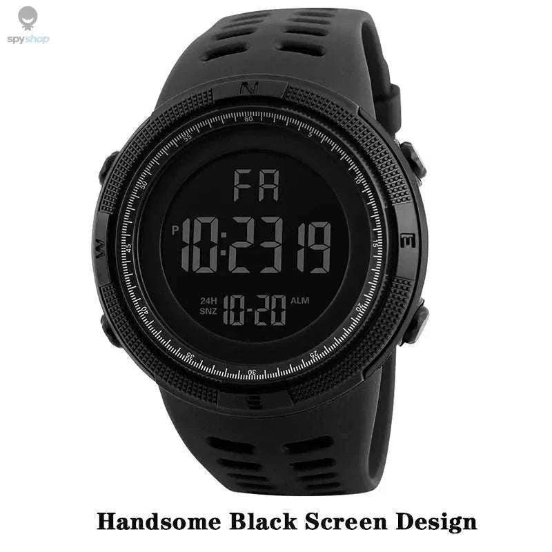 Digital Military Sports Watch for Men, Teens and Kids-Red