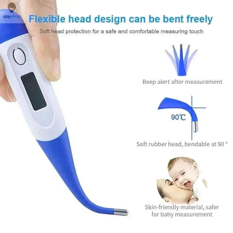 Digital Oral Thermometer with Fast Readings and Flexible Tip-Type 1