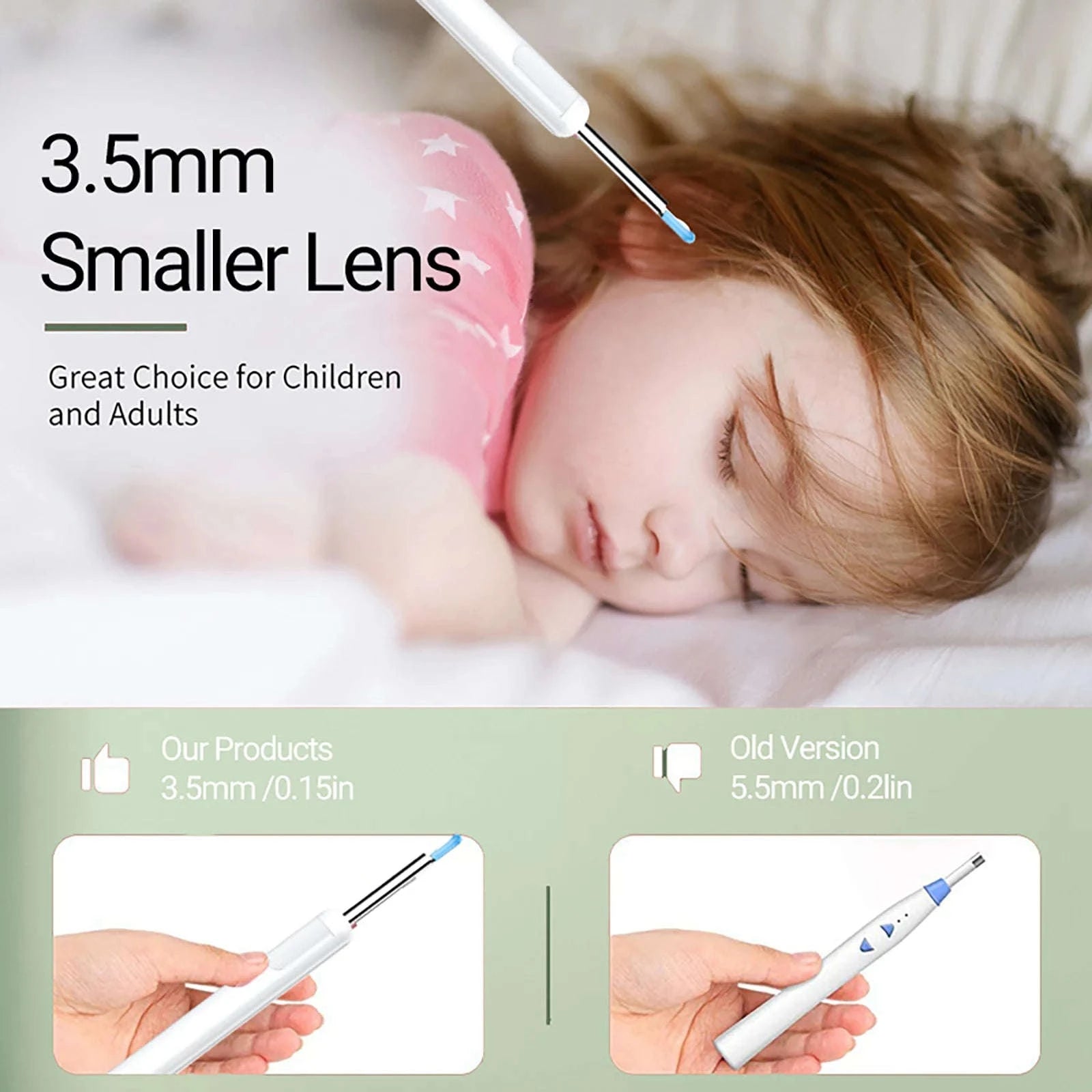 Digital Otoscope with 4.3" HD Screen Ear Wax Removal Camera Tool-P60 4.3 INCH / United States