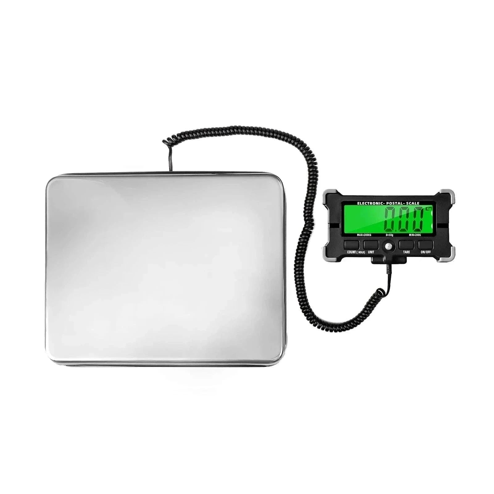 Digital Postal Scale 200kg Capacity with LCD Backlight Display-120kg 10g