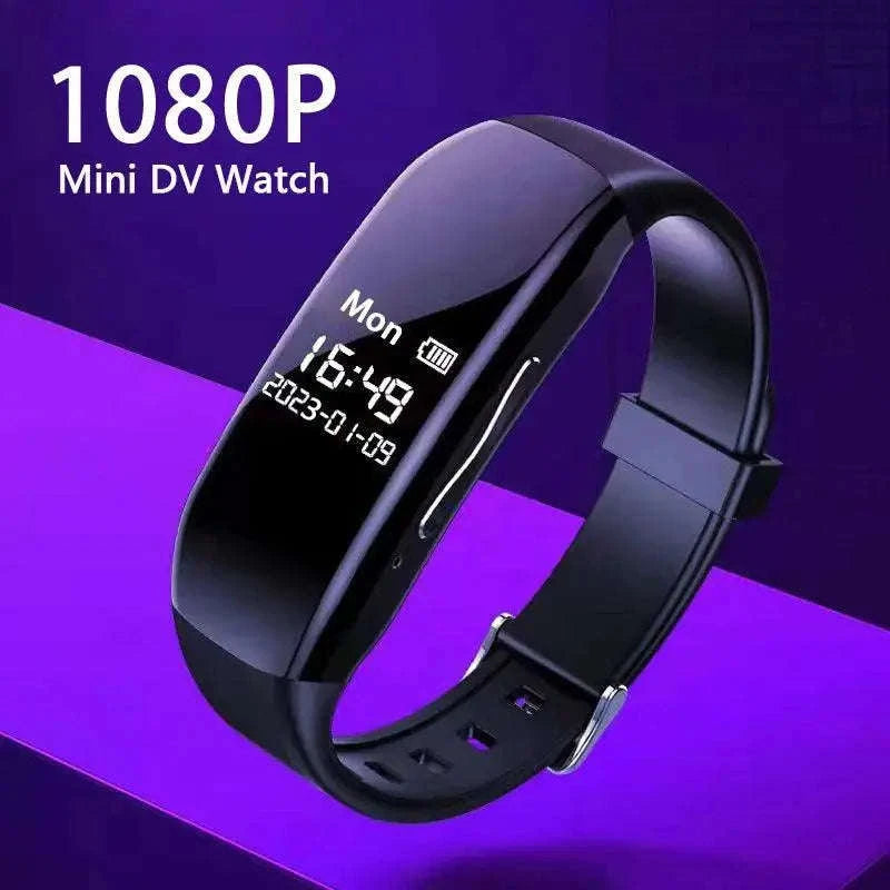 Digital Watch Mini Camera D5 – Discreet Wearable HD Recorder with 32GB-Built in 16GB