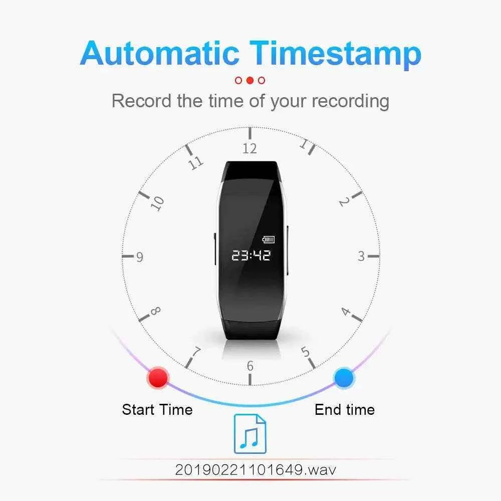 Digital Watch Mini Camera D5 with 32GB Hidden HD Recorder