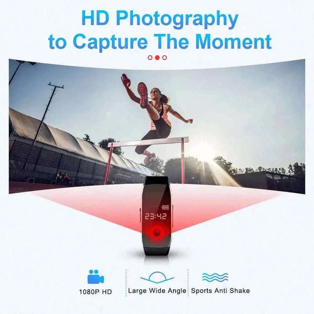 Digital Watch Mini Camera D5 with 32GB Hidden HD Recorder-Built in 16GB