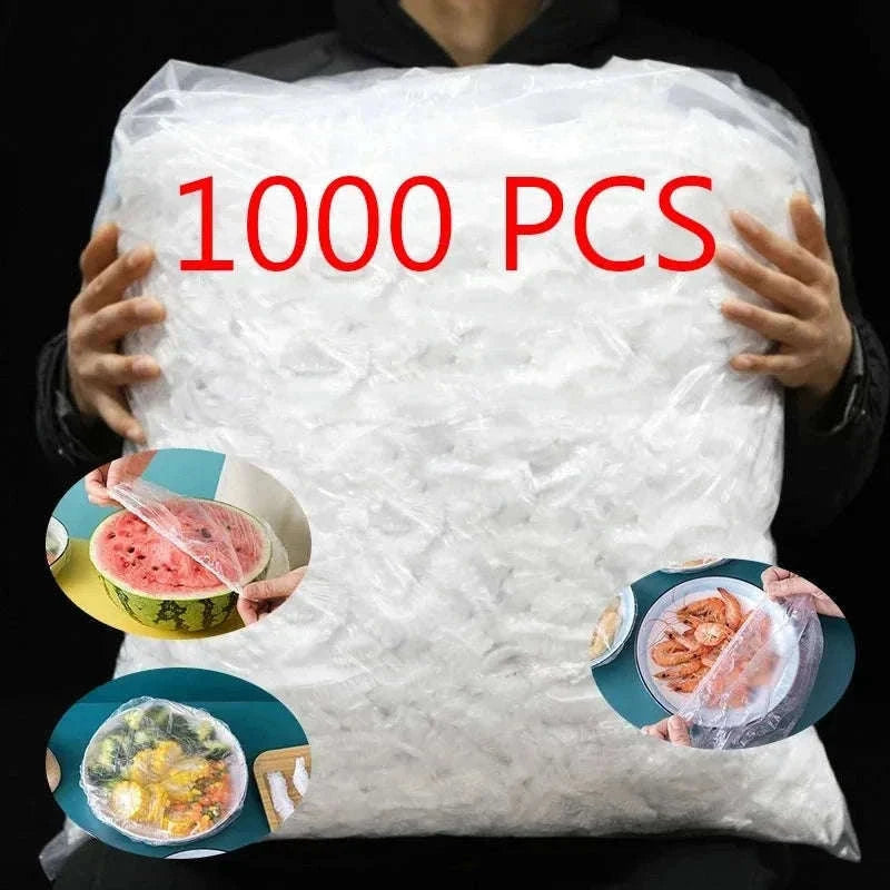 Disposable Stretch-to-Fit Food Covers for Quick, Clean Storage-500pcs