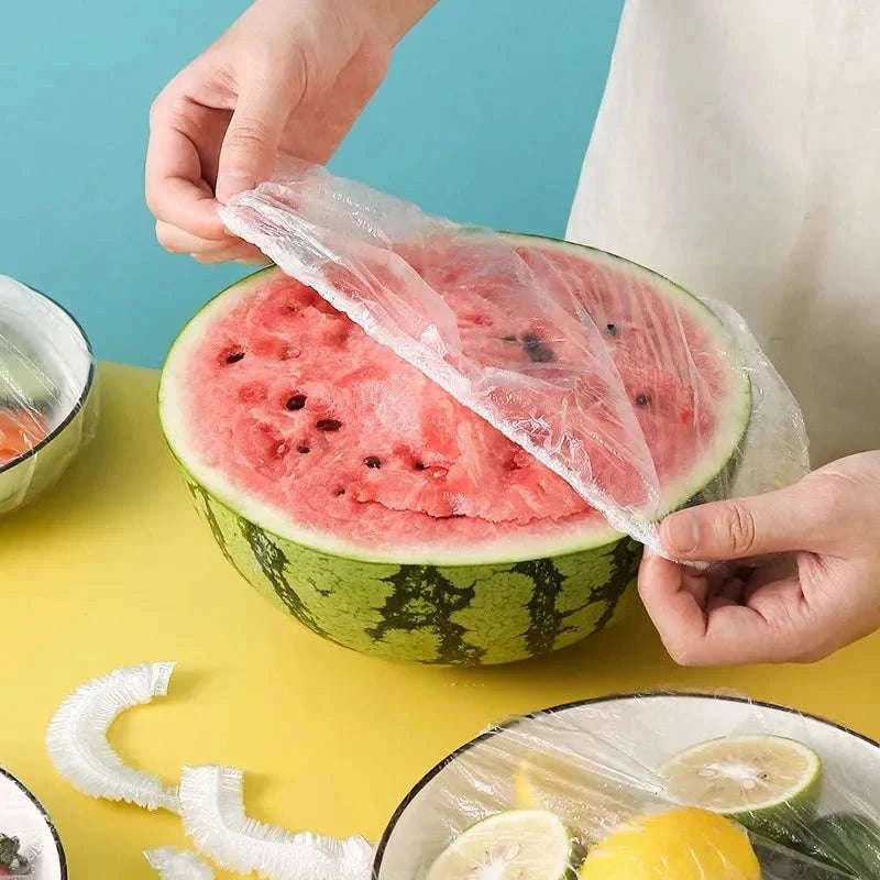 Disposable Stretch-to-Fit Food Covers for Quick, Clean Storage-500pcs