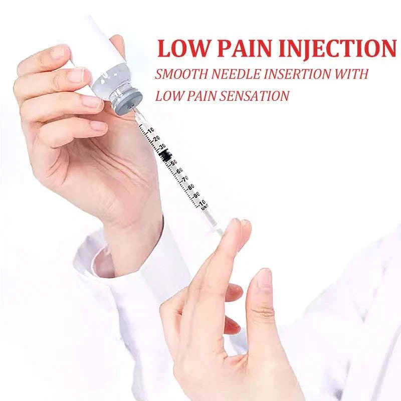 Disposable Veterinary Syringes 0.3–1ML with Needle (50/100 Pack)-1ml / 50