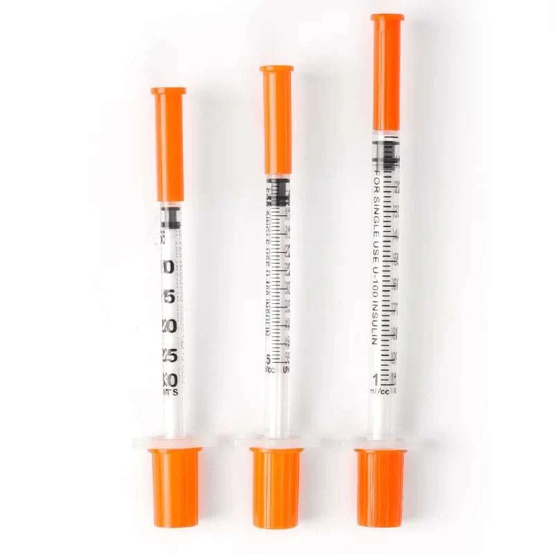 Disposable Veterinary Syringes 0.3–1ML with Needle (50/100 Pack)-1ml / 50