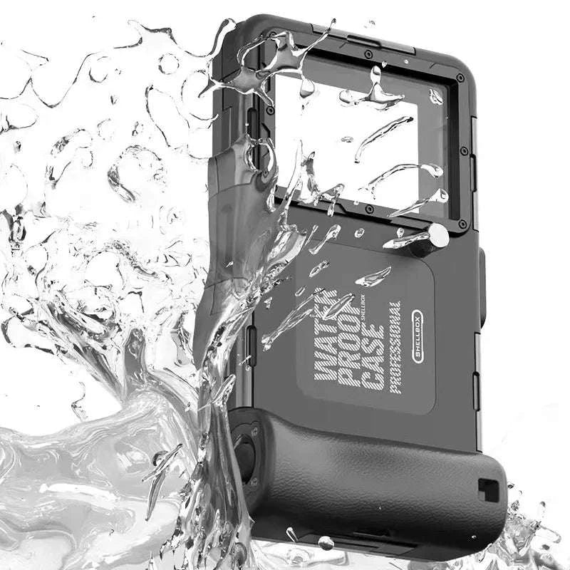 Diving Waterproof Case for Phones up to 6.9-inch-C / for phone series(6.9") / Case & Strap|PC