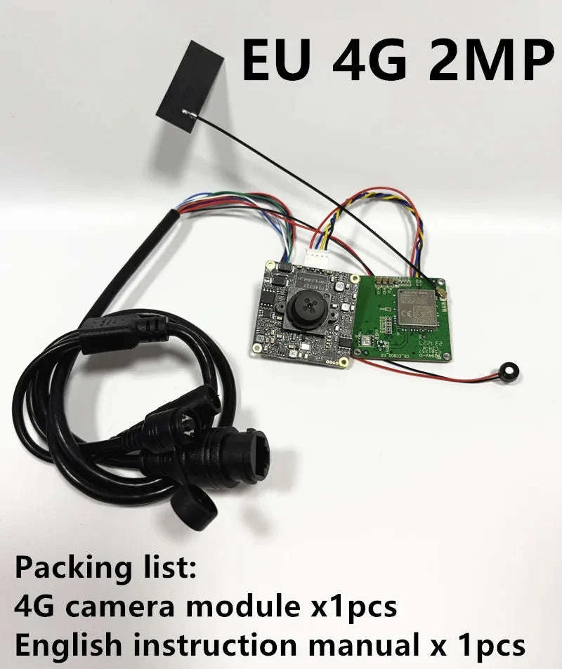 DIY 5MP 4G SIM LTE IP Camera Module-EU 5MP B