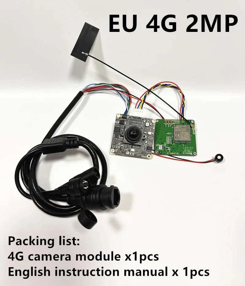 DIY 5MP 4G SIM LTE IP Camera Module-EU 5MP B