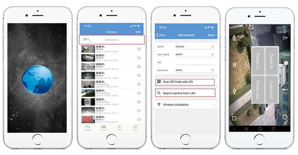 DIY 5MP 4G SIM LTE IP Camera Module-EU 5MP B