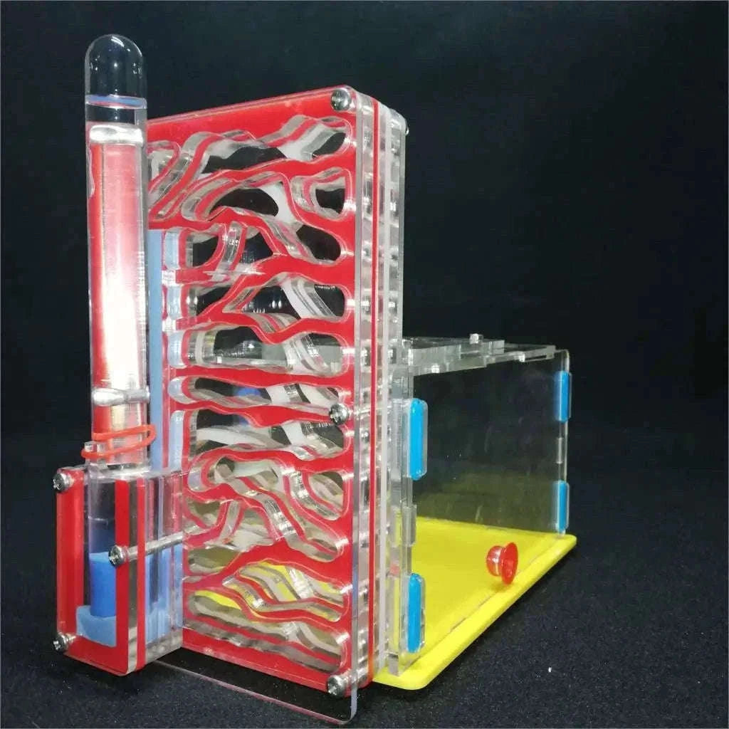 DIY Acrylic Ant Nest with Feeding Area and Water Towers-blue / 19x16x9.5cm / China Mainland