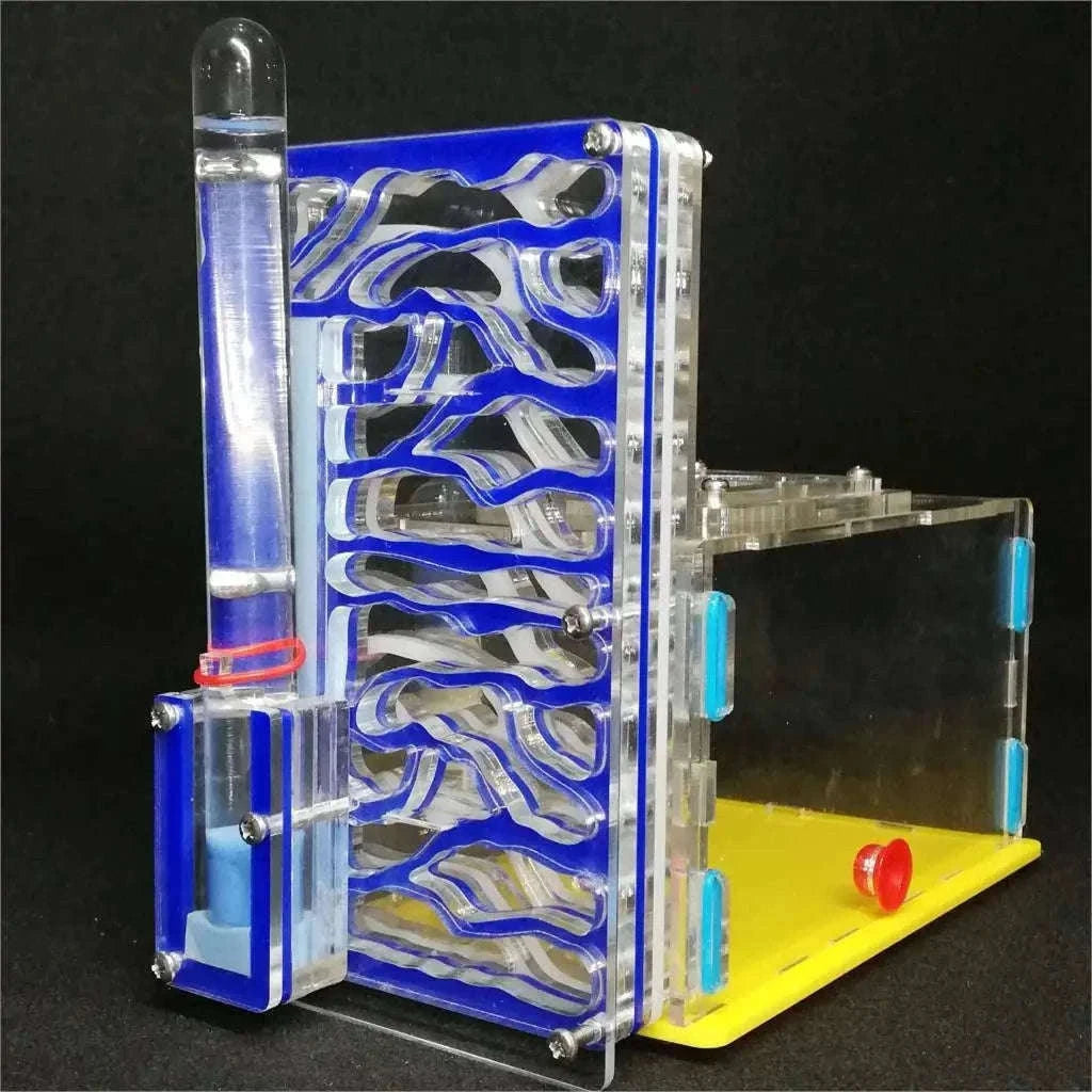 DIY Acrylic Ant Nest with Feeding Area and Water Towers-blue / 19x16x9.5cm / China Mainland