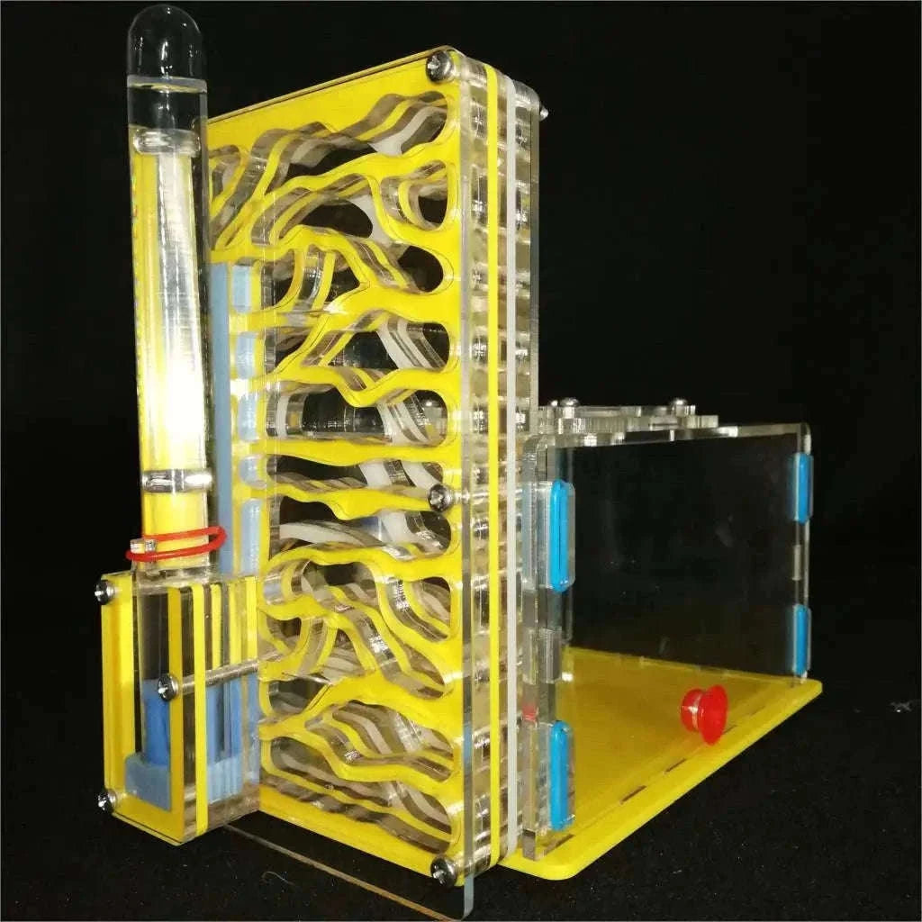 DIY Acrylic Ant Nest with Feeding Area and Water Towers-blue / 19x16x9.5cm / China Mainland