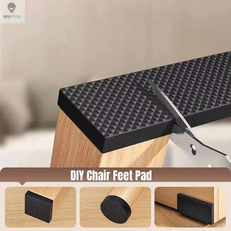 DIY Anti-Slip Furniture Pads – Floor Protection, Noise Control, Easy Custom Fit-Width 6cm / 6mm / 2 Meters