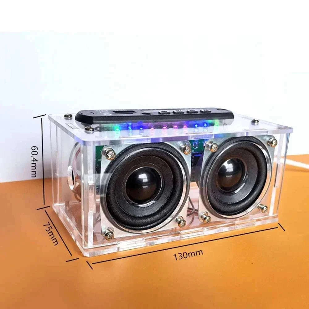 DIY Bluetooth Speaker Kit with FM Radio and Soldering Assembly-Default Title