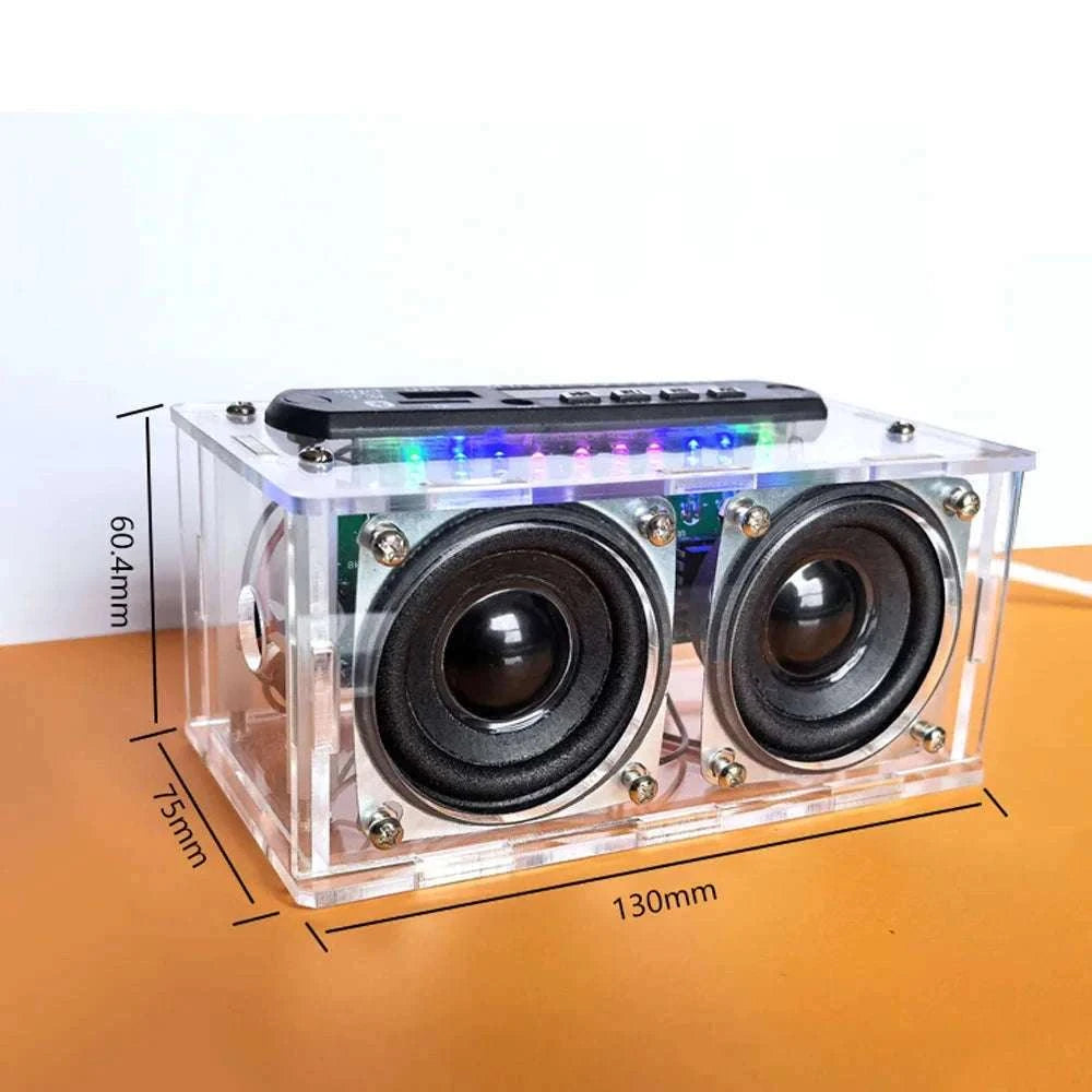 DIY Bluetooth Speaker Kit with FM Radio and Soldering Assembly-Default Title
