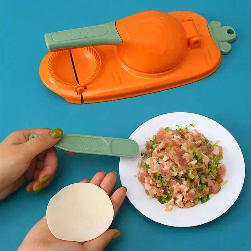 DIY Dumpling Maker Mold – Manual Wrapper Pressing Tool-Green
