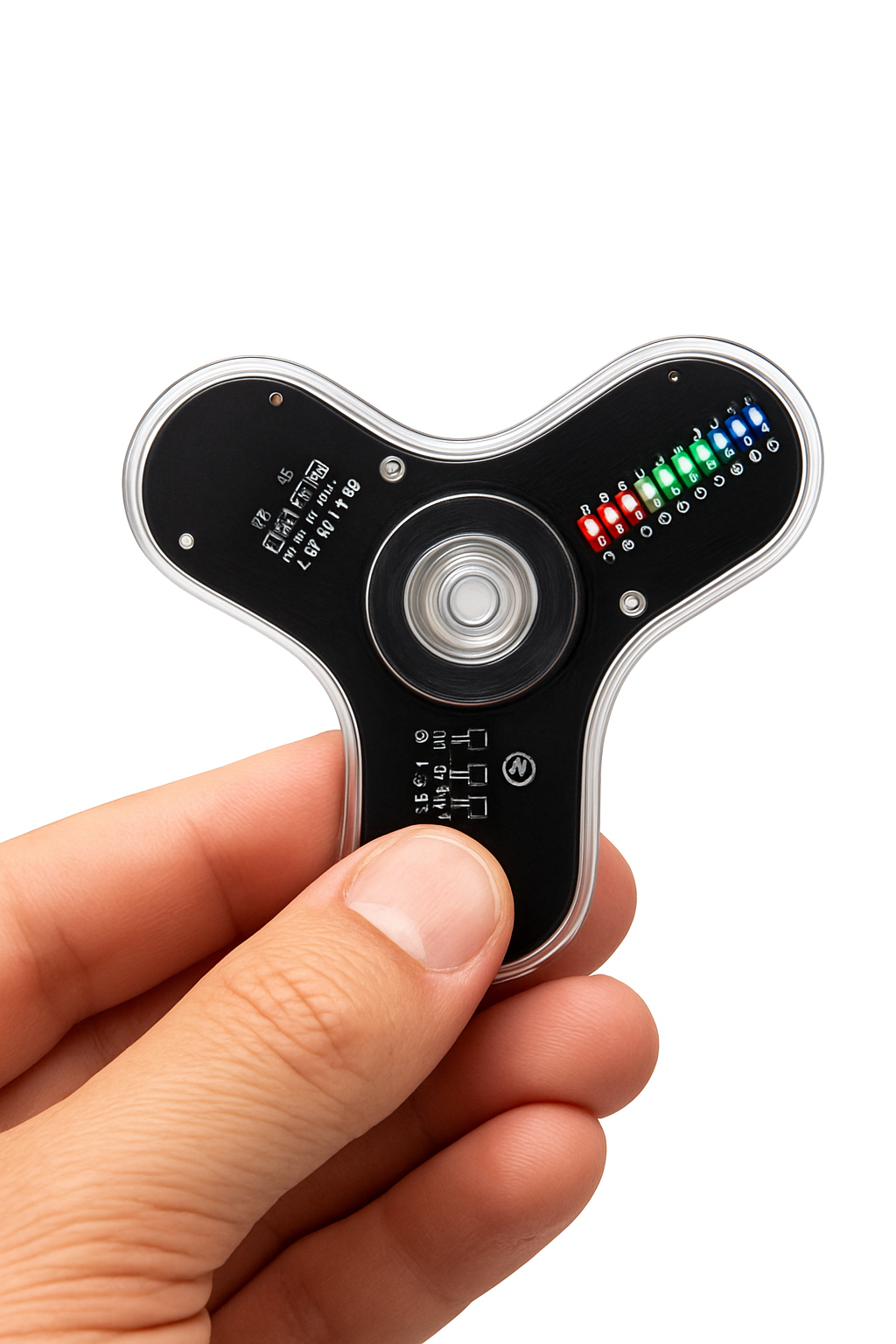 DIY LED-Fingerkreisel-Bausatz für praktischen Elektronikspaß