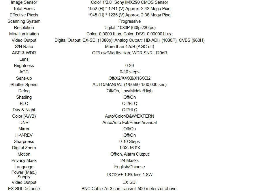 DIY ENT Endoscope Camera Kit with SDI/HDMI Output-T-shaped IMX385 kit