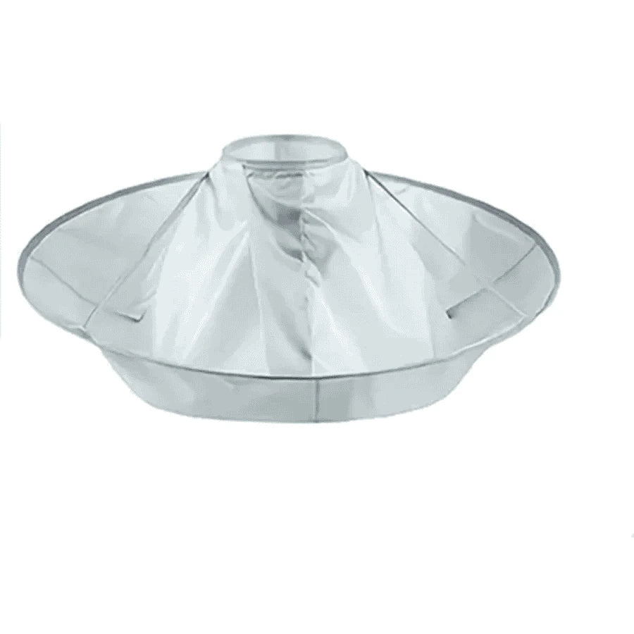 DIY Hair Cutting Cloak Umbrella Design Cover, Foldable Waterproof, 60cm-Silver
