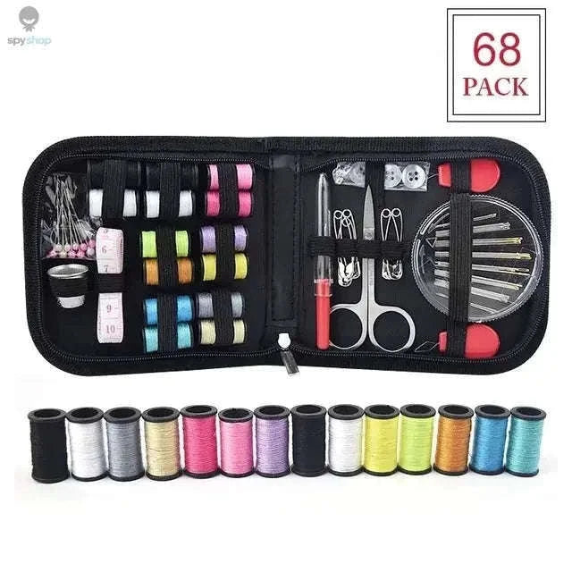 DIY Sewing Kit Box Set for Quick Repairs and Craft Projects-68 PCS