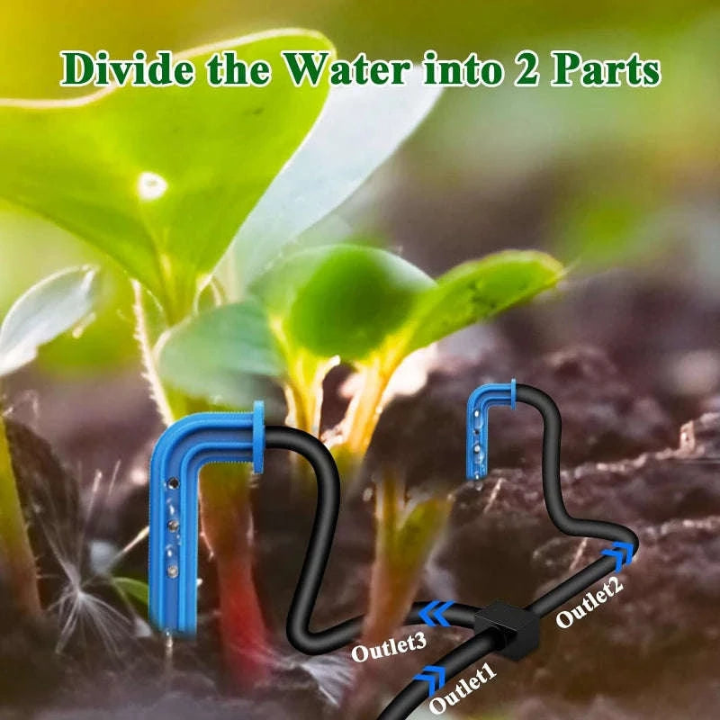 DIY Solar Drip Irrigation System with 15m Hose-3W