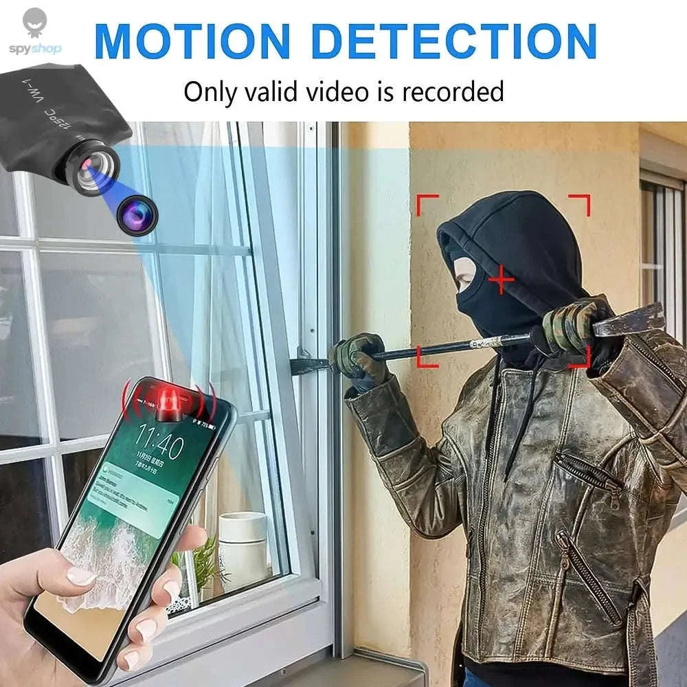 DIY WiFi Mini Camera Module – 1080P Hidden Security with Motion Alerts-Only Camera