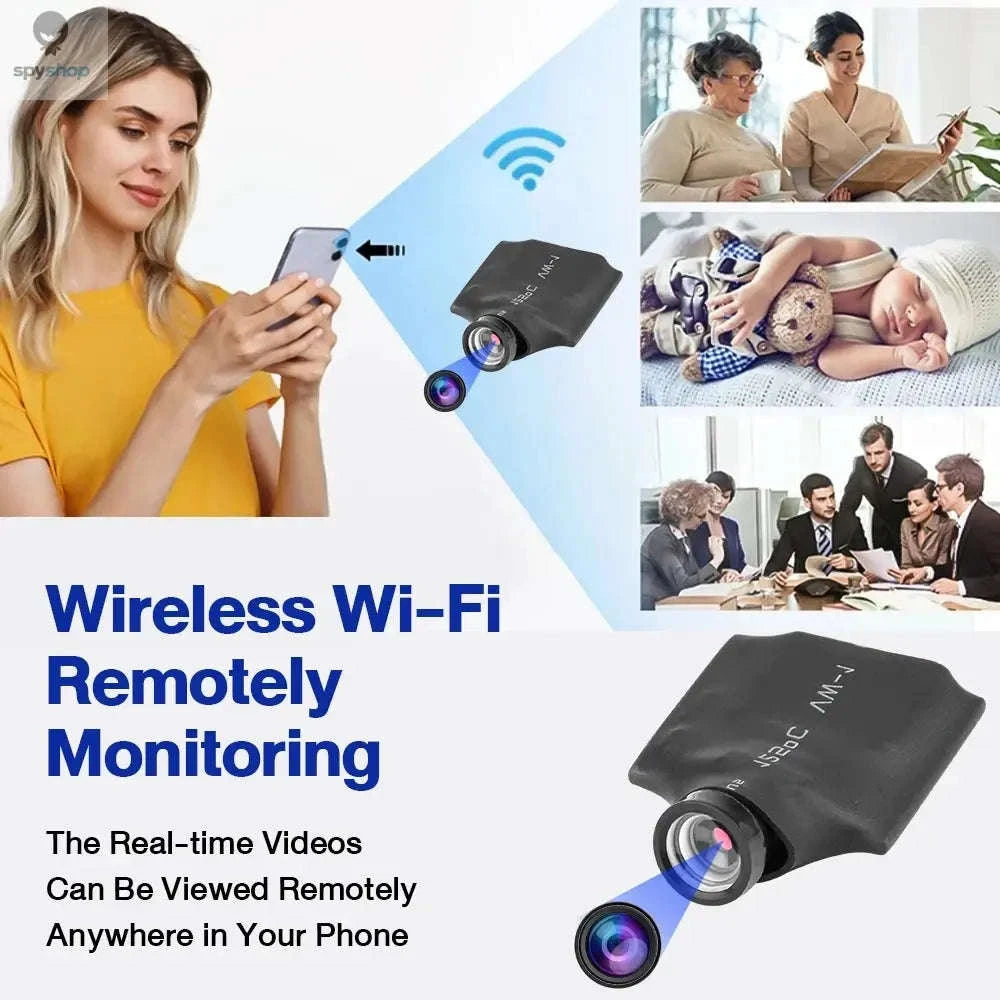 DIY WiFi Mini Camera Module – 1080P Hidden Security with Motion Alerts-Only Camera