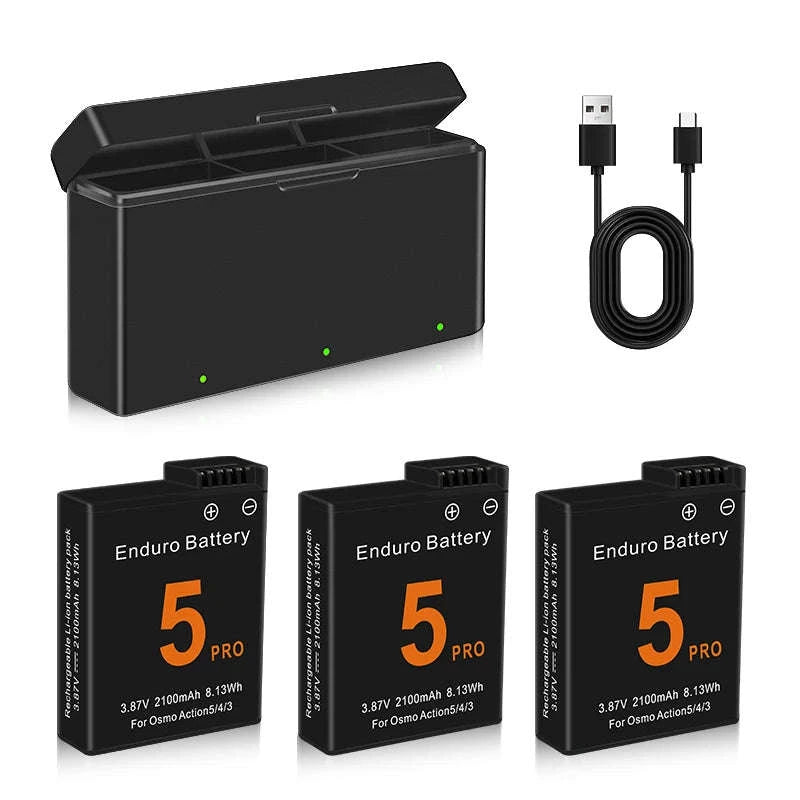 DJI Osmo Action 5 Battery and Fast Charger Set-1 Charger / China Mainland