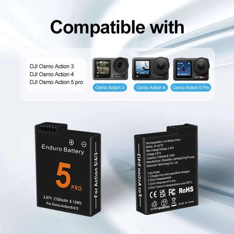 DJI Osmo Action 5 Battery and Fast Charger Set-1 Charger / China Mainland