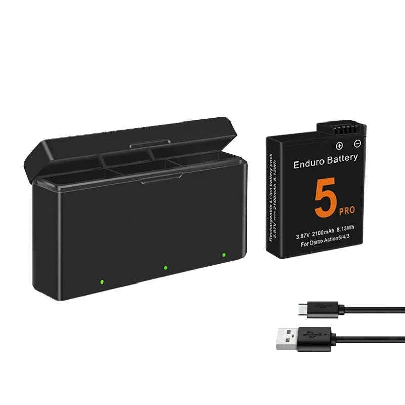 DJI Osmo Action 5 Battery and Fast Charger Set-1 Charger / China Mainland