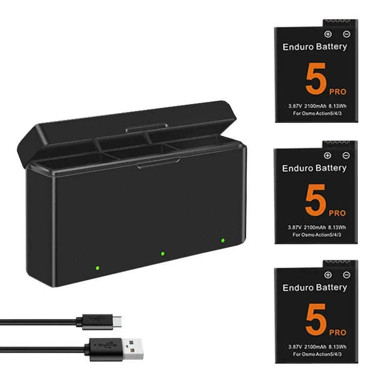 DJI Osmo Action 5 Battery and Fast Charger Set-1 Charger / China Mainland