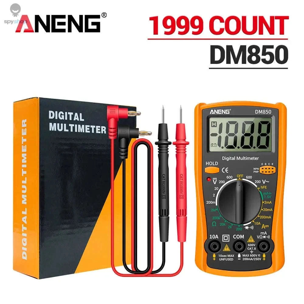 DM850 Multimeter Automatic Professional Tester-Red with box