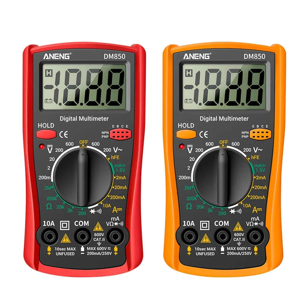 DM850 Multimeter Automatic Professional Tester-Red with box