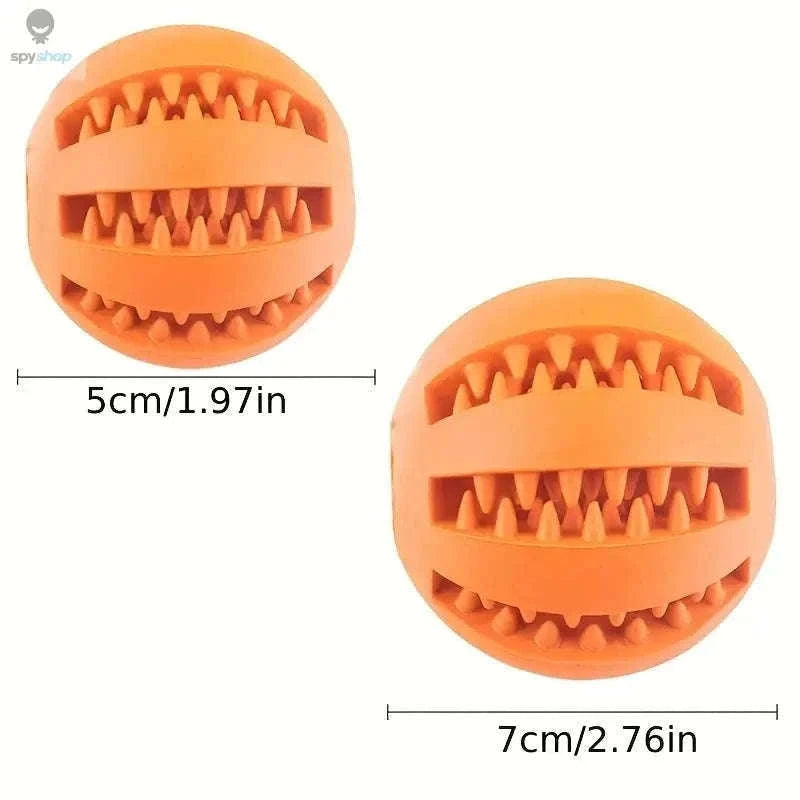 Dog Chew Toy Ball for Biting, Fetch, and Treat Play-green / 1.96 inch