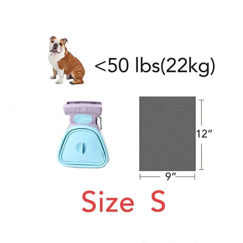 Dog Travel Pooper Scooper with Bags for Cleaner Walks-B / L