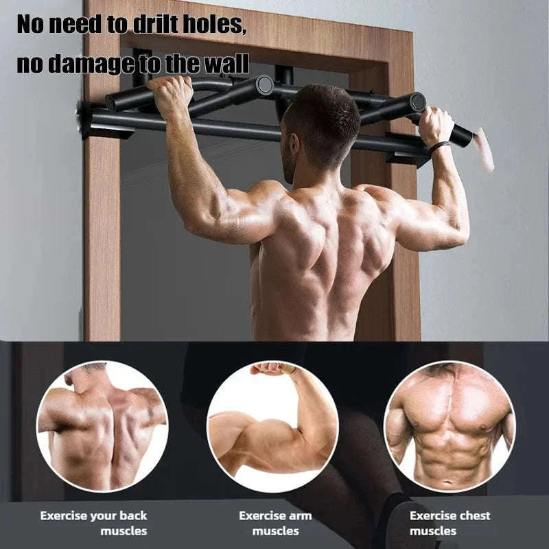Door Frame Pull-Up Bar for Home Strength Training-Horizontal bar