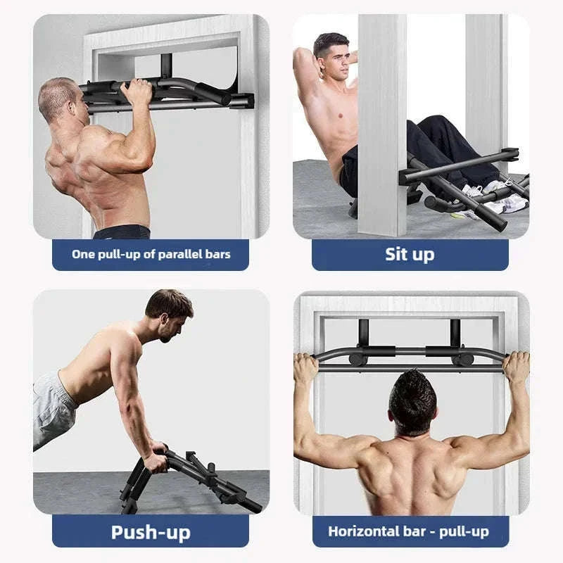 Door Frame Pull-Up Bar for Home Strength Training-Horizontal bar