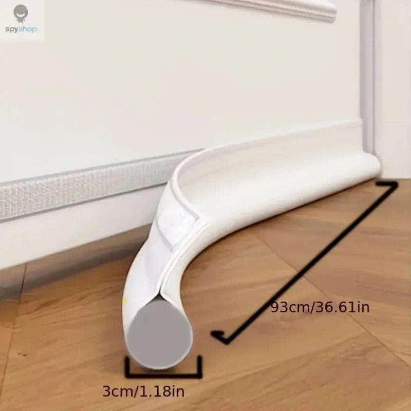 Door Sealing Strip – Draft Protection, Noise Reduction, Waterproof Barrier-white / 93cm / 30mm|80mm