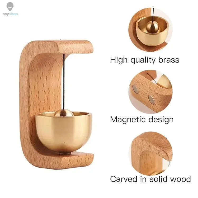 Dopamine Magnetic Wind Bell – Elegant Door Chime for Serene Home Decor-Beech chimes / XXL