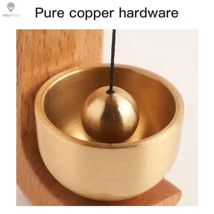 Dopamine Magnetic Wind Bell – Elegant Door Chime for Serene Home Decor-Beech chimes / XXL