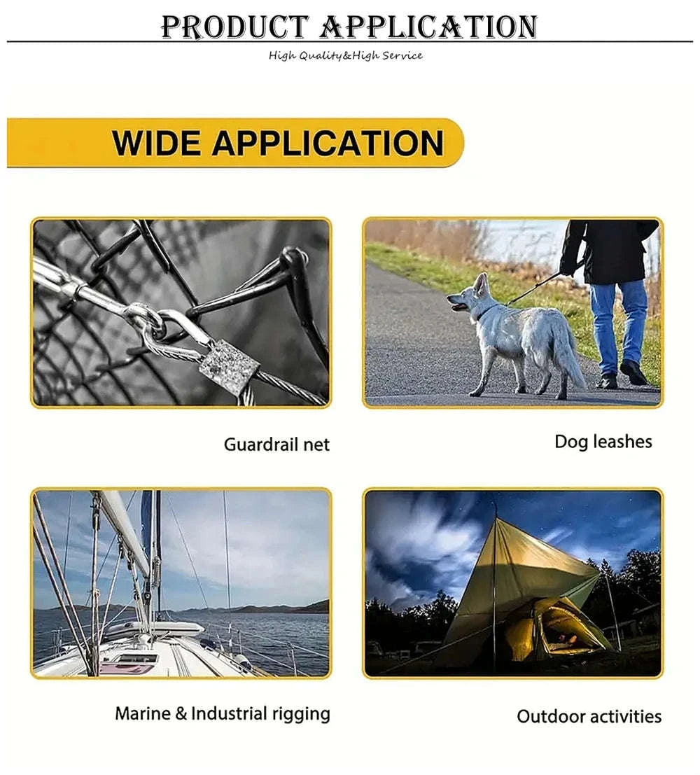 Double Hole Cable Crimp Sleeve for Secure Wire Connections-5pcs M6 / China Mainland