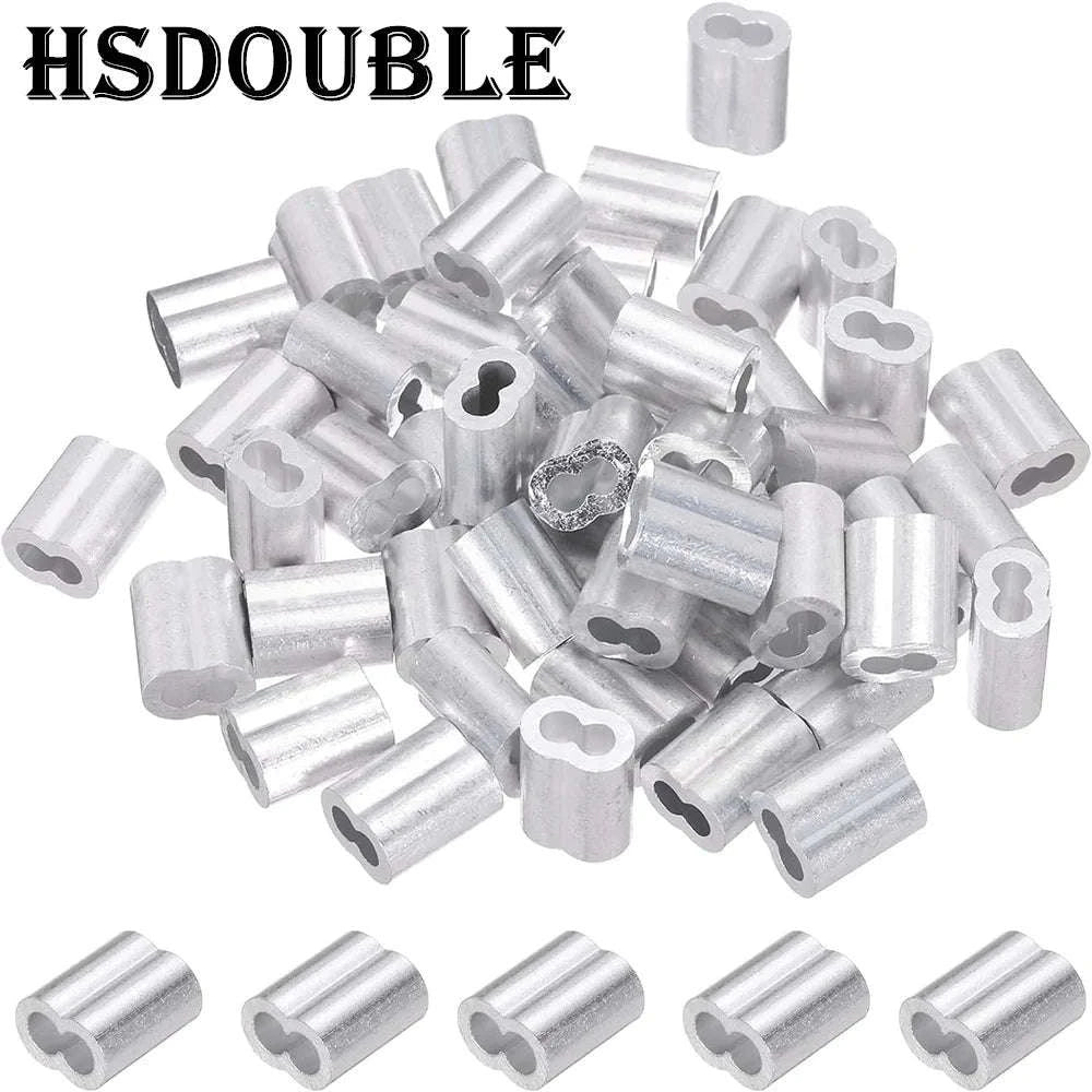 Double Hole Cable Crimp Sleeve for Secure Wire Connections-5pcs M6 / China Mainland