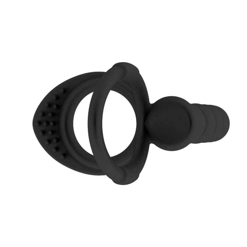 Double Penetration Anal Sex Toy for Enhanced Pleasure-Black